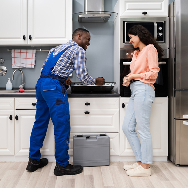 can you provide an estimate for cooktop repair before beginning any work in Charlestown OH